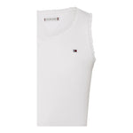 Tommy Hilfiger Canotta Tinta Unita con Ricami per Bambina KG0KG08588 BIANCO TOMMY HILFIGER 