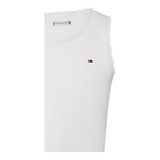 Tommy Hilfiger Canotta Tinta Unita con Ricami per Bambina KG0KG08588 BIANCO TOMMY HILFIGER 