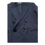 Paolo Pecora Giacca Tinta Unita Doppiopetto  per Bambino PP4198 BLU PAOLO PECORA 