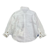 Berna Plain Button Down Shirt White For Boys