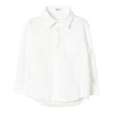 Il Gufo Camicia Manica Lunga Tinta Unita con Taschino per Bambino COACL049MF002 PANNA IL GUFO 