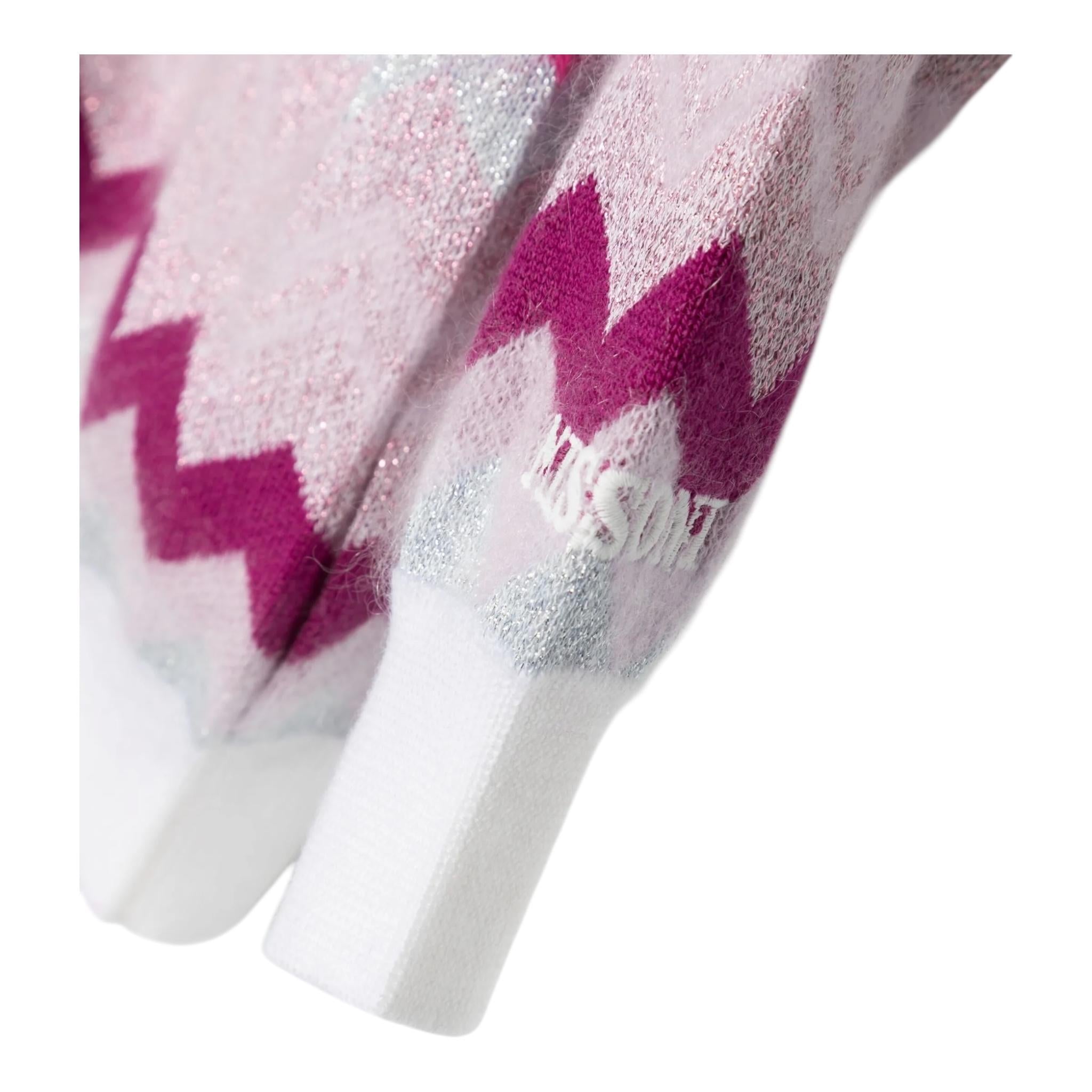 MISSONI maglia girocollo con fantasia astratta Multicolor per Bambina MT9A10 MULTICOLOR MISSONI 