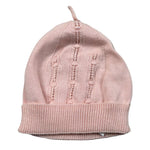 Wedoble Cappello Tinta Unita con Trafori per Neonata V2401307A ROSA WEDOBLE 