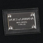 Dolce & Gabbana Felpa Tinta Unita con Cappuccio per Bambina L5JW9RG7KN5 NERO DOLCE & GABBANA 