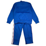 Cesare Paciotti 2 Piece Set Zip Up Sweatshirt-Pants In Blue Tracksuit For Boys