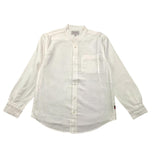 Woolrich Solid Color Shirt With White Korean Collar For Boys