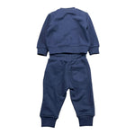 TRUSSARDI completo 2pz felpa-pantalone tinta unita Blu per Neonato TIA25019CF BLU TRUSSARDI 