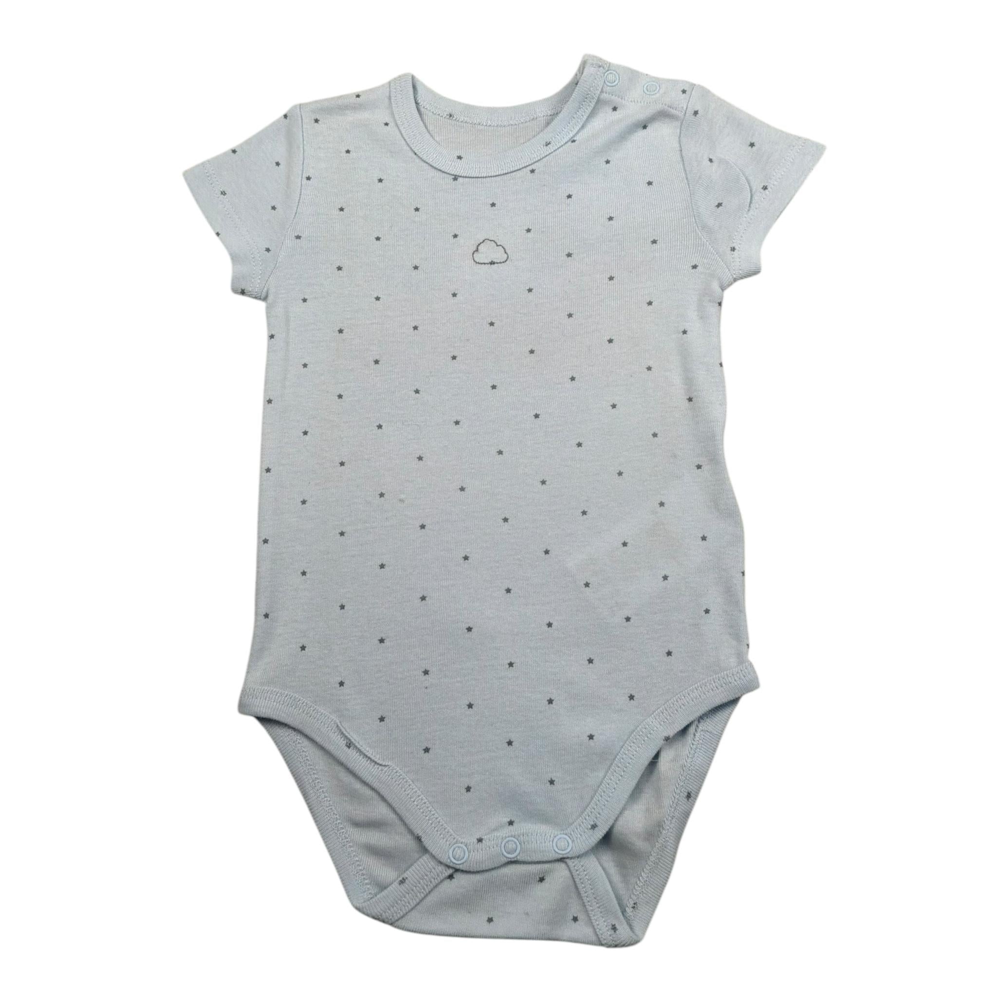 Mayoral Body Tinta Unita Mezza Manica con Stampa per Neonato 2761 AZZURRO MAYORAL 