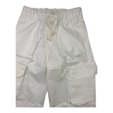 Zhoe &amp; Tobiah Solid Color Elastic Waist Pants White For Girls
