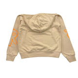 DISCLAIMER felpa tinta unita con cappuccio e stampa Beige per Bambino 24EDK58008 BEIGE DISCLAIMER 