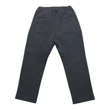 Daniele Alessandrini Solid Color Pants With Elastic Waist Black For Boys
