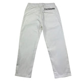 Daniele Alessandrini Pantalone Tinta Unita con Elastico In Vita per Bambino 1235P00262 BIANCO DANIELE ALESSANDRINI 