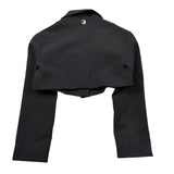 Imperial Giacca Tinta Unita Modello Crop per Bambina JB19132G75 NERO IMPERIAL 
