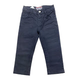 Cesare Paciotti Plain Trousers With Adjustable Waistband Blue For Boys