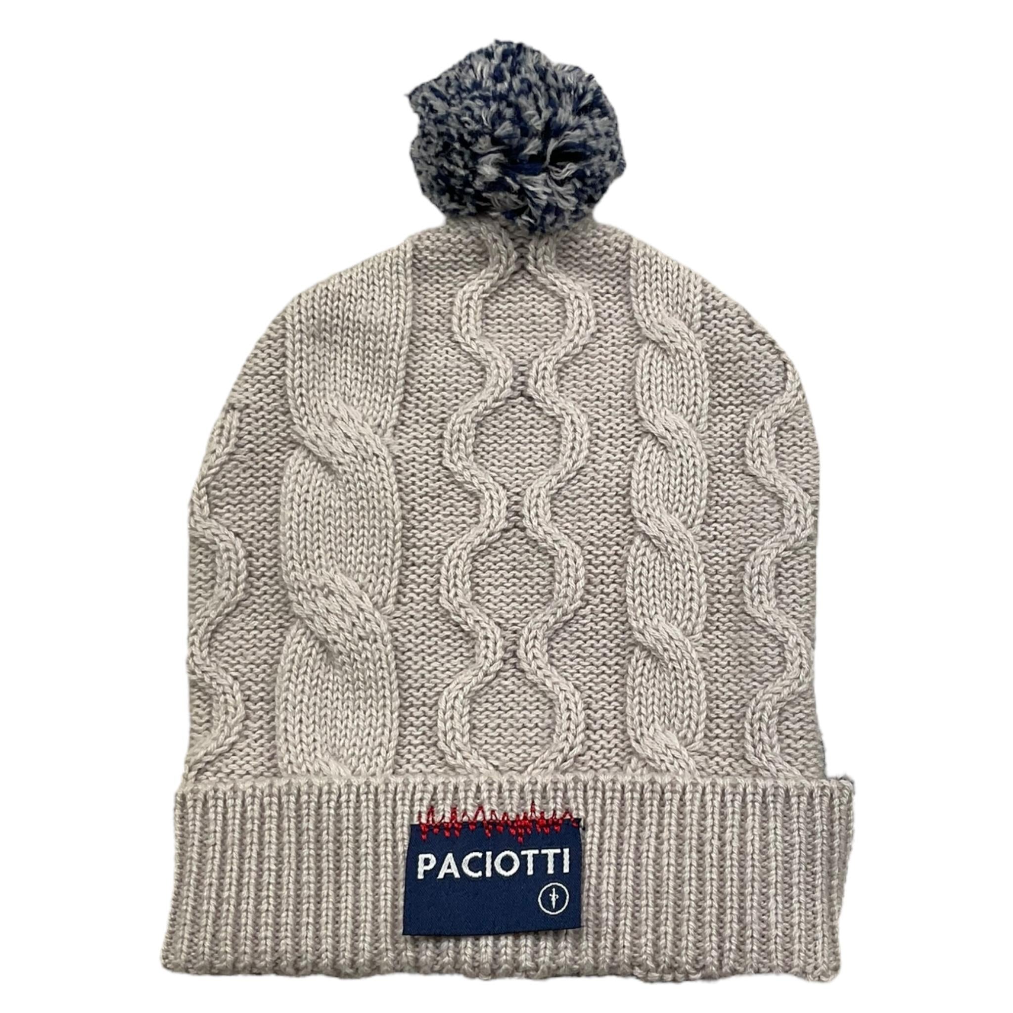 CESARE PACIOTTI cappello tinta unita con logo Grigio per Neonato CAP3325BN GRIGIO CESARE PACIOTTI 