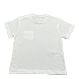 Teddy E Minou T-Shirt Girocollo Tinta Unita per Neonato E25SH015M0170 BIANCO TEDDY E MINOU 