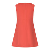 Fun & Fun Abito Tinta Unita Giromanica per Bambina FNCJDR01084 CORALLO FUN & FUN 