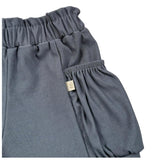 Bamboom+Babies Short Tinta Unita con Elastico In Vita per Neonata 828 BLU BAMBOOM+BABIES 