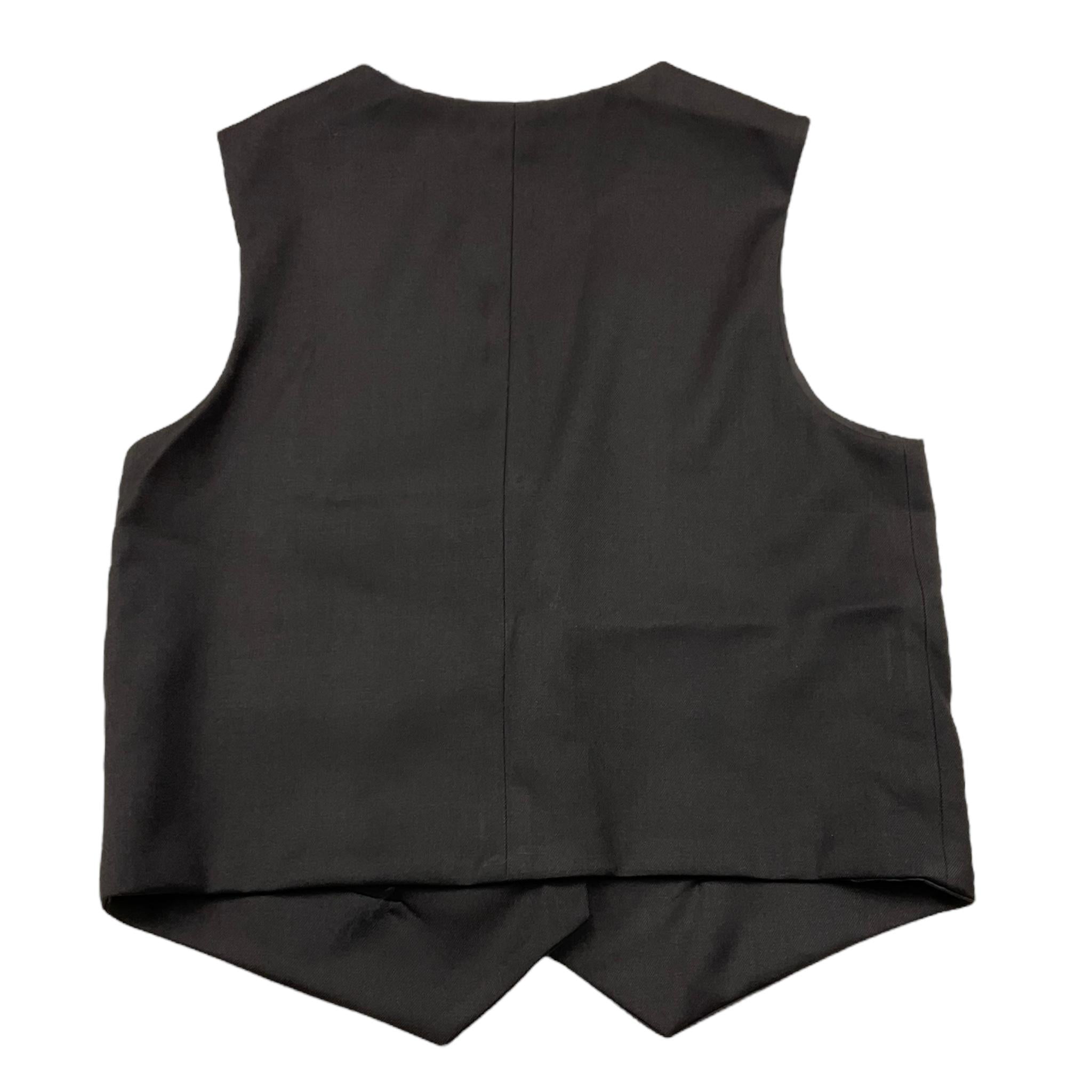 JOHN RICHMOND gilet tinta unita con bottoni in contrasto Nero per Bambina RGA25220GT NERO JOHN RICHMOND 