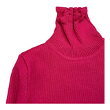 SMILE YES maglia tinta unita collo alto Fuxia per Bambina BA963 FUXIA SMILE YES 
