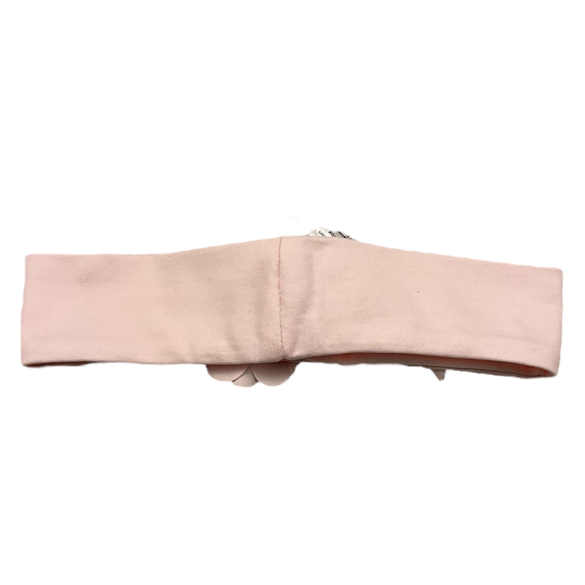 IL GUFO fascia capelli tinta unita con applicazione Rosa per Neonata P24PH085H0018 ROSA IL GUFO 