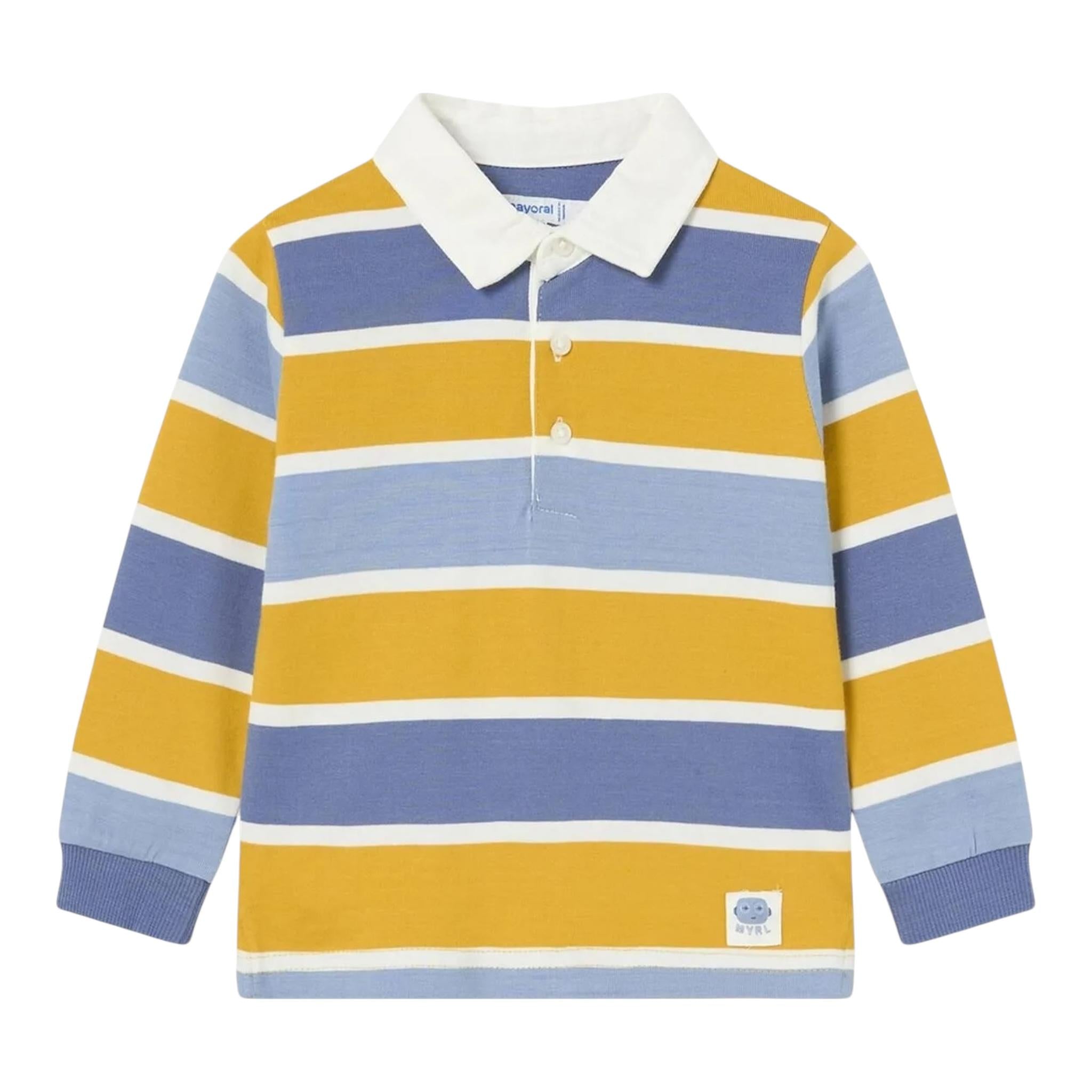 MAYORAL polo manica lunga fantasia a righe Multicolor per Neonato 2185 MULTICOLOR MAYORAL 