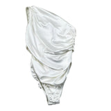 Fun & Fun Body Tinta Unita Monospalla per Bambina FNCJBD16379 BIANCO FUN & FUN 