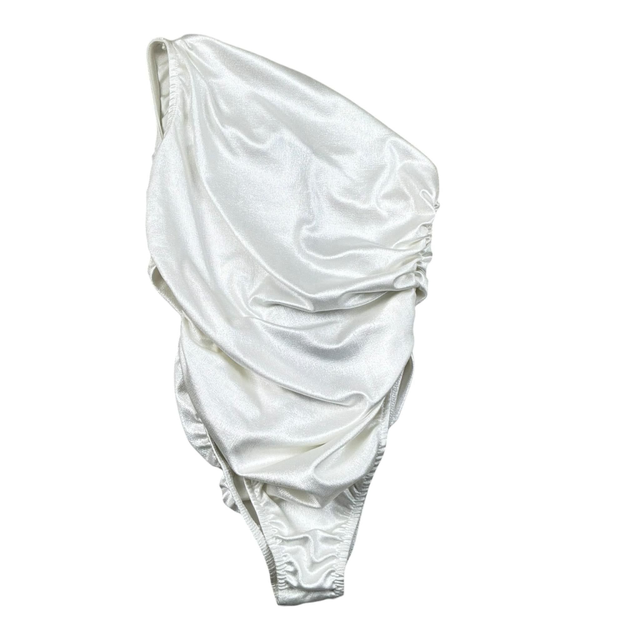 Fun & Fun Body Tinta Unita Monospalla per Bambina FNCJBD16379 BIANCO FUN & FUN 