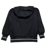 YES LONDON felpa con zip e cappuccio tinta unita cn logo Nero per Bambino JR5062F NERO YES LONDON 