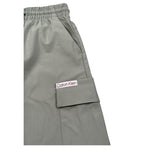 Calvin Klein Bermuda Tinta Unita con Elastico In Vita per Bambino IB0IB02512XX VERDE CALVIN KLEIN 