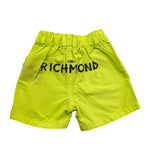 John Richmond Bermuda Tinta Unita con Logo per Bambino RIP24123BE6S VERDE JOHN RICHMOND 