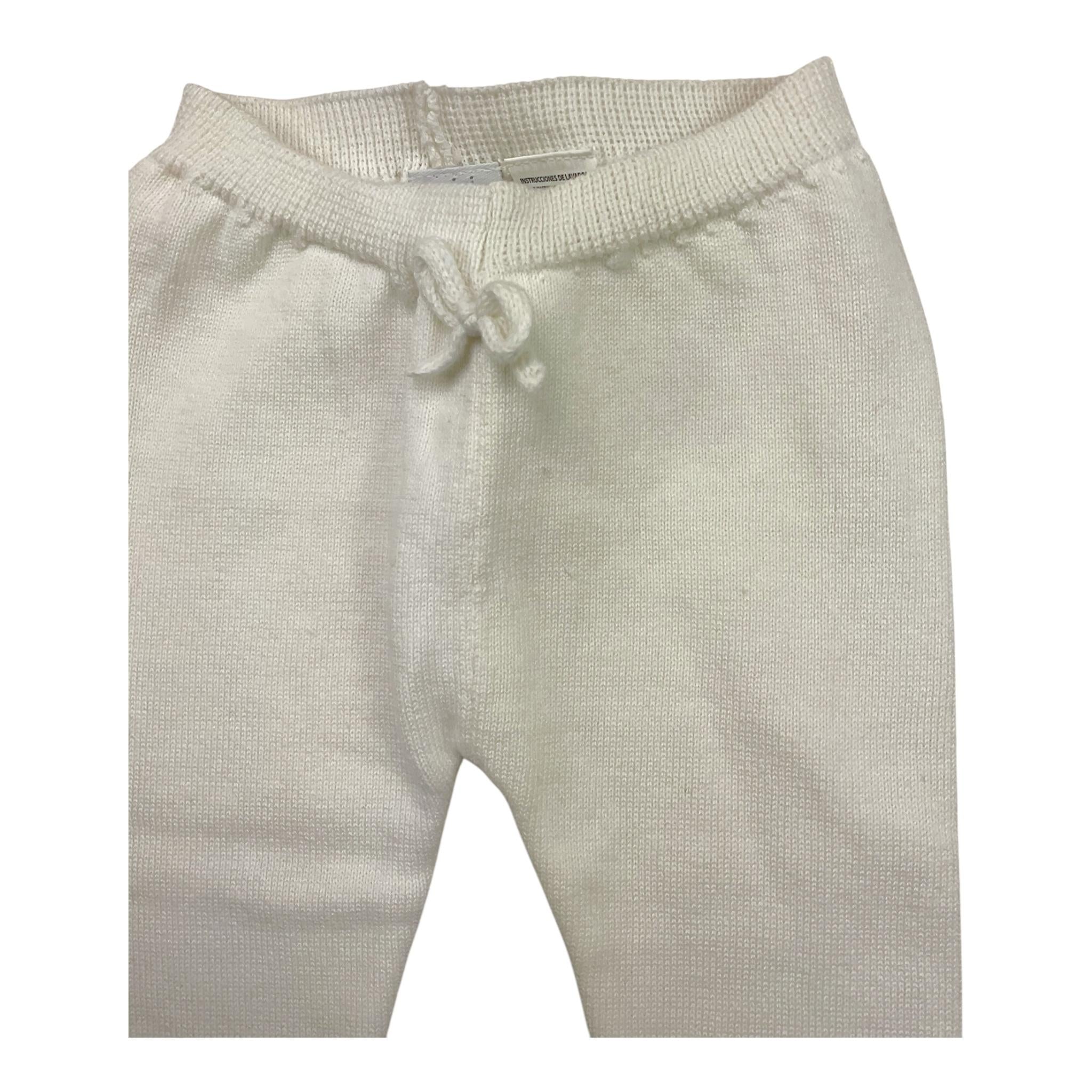 YATSI BABY completo maglia-ghettina tinta unita Bianco per Neonata 24110175 BIANCO YATSI BABY 