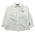 Just Cavalli Camicia Manica Lunga Tinta Unita con Ricamo per Bambina JGP26172CA BIANCO JUST CAVALLI 