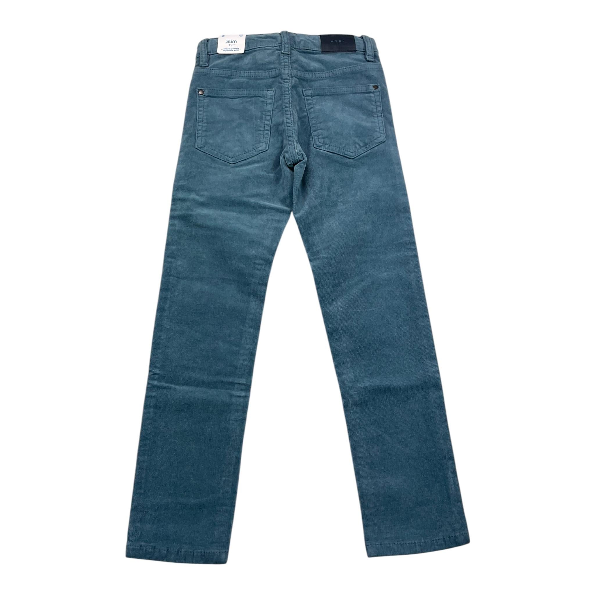 MAYORAL pantalone tinta unita con girovita regolabile Petrolio per Bambino 537 PETROLIO MAYORAL 