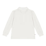 Tommy Hilfiger Polo Manica Lunga Tinta Unita per Neonato KN0KN01848 BIANCO TOMMY HILFIGER 
