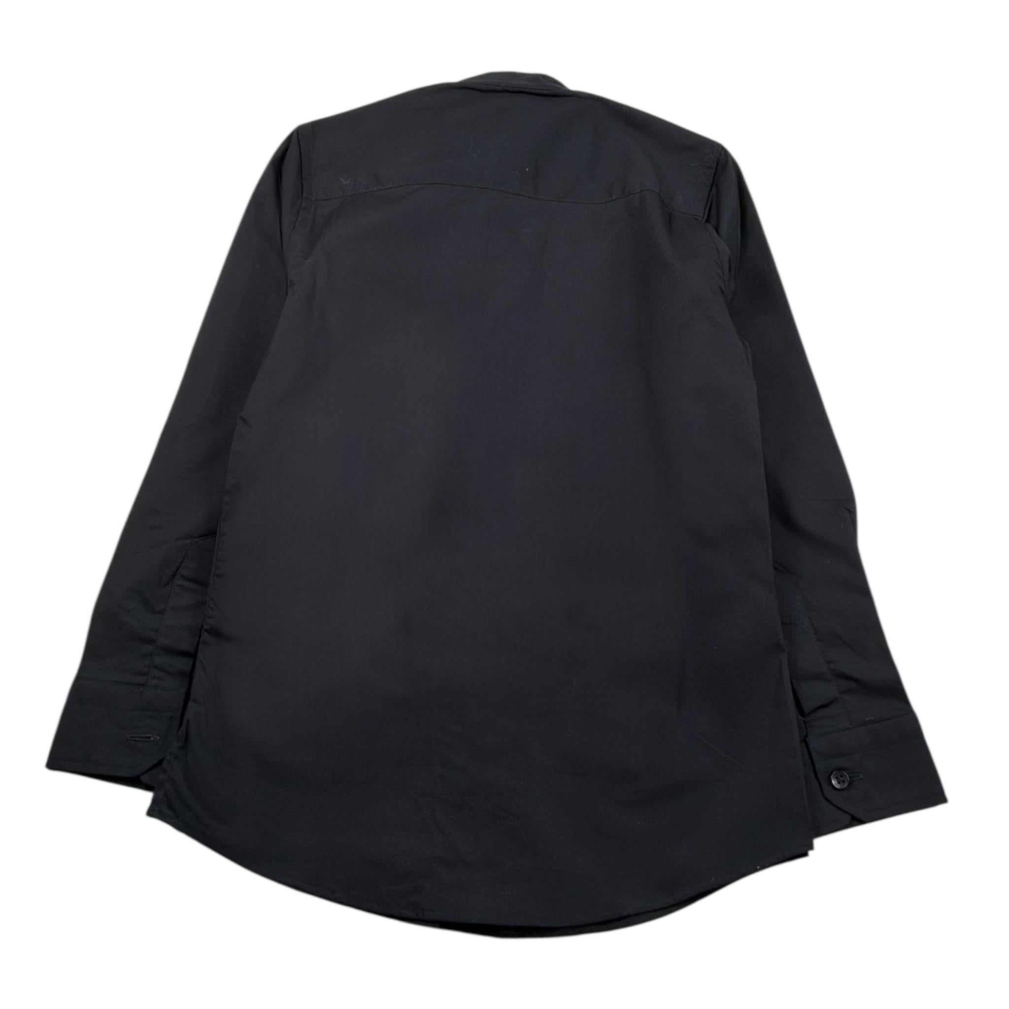 Limited Edition Camicia tinta unita Collo Coreano Nero per Bambino RRJRRJ NERO LIMITED EDITION 