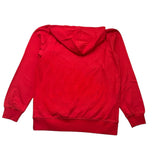 Datch Solid Color Hoodie With Red Logo Print For Boys