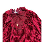 LE BEBE' abito manica lunga in velluto Rosso per Neonata LBG6079 ROSSO LE BEBE' 