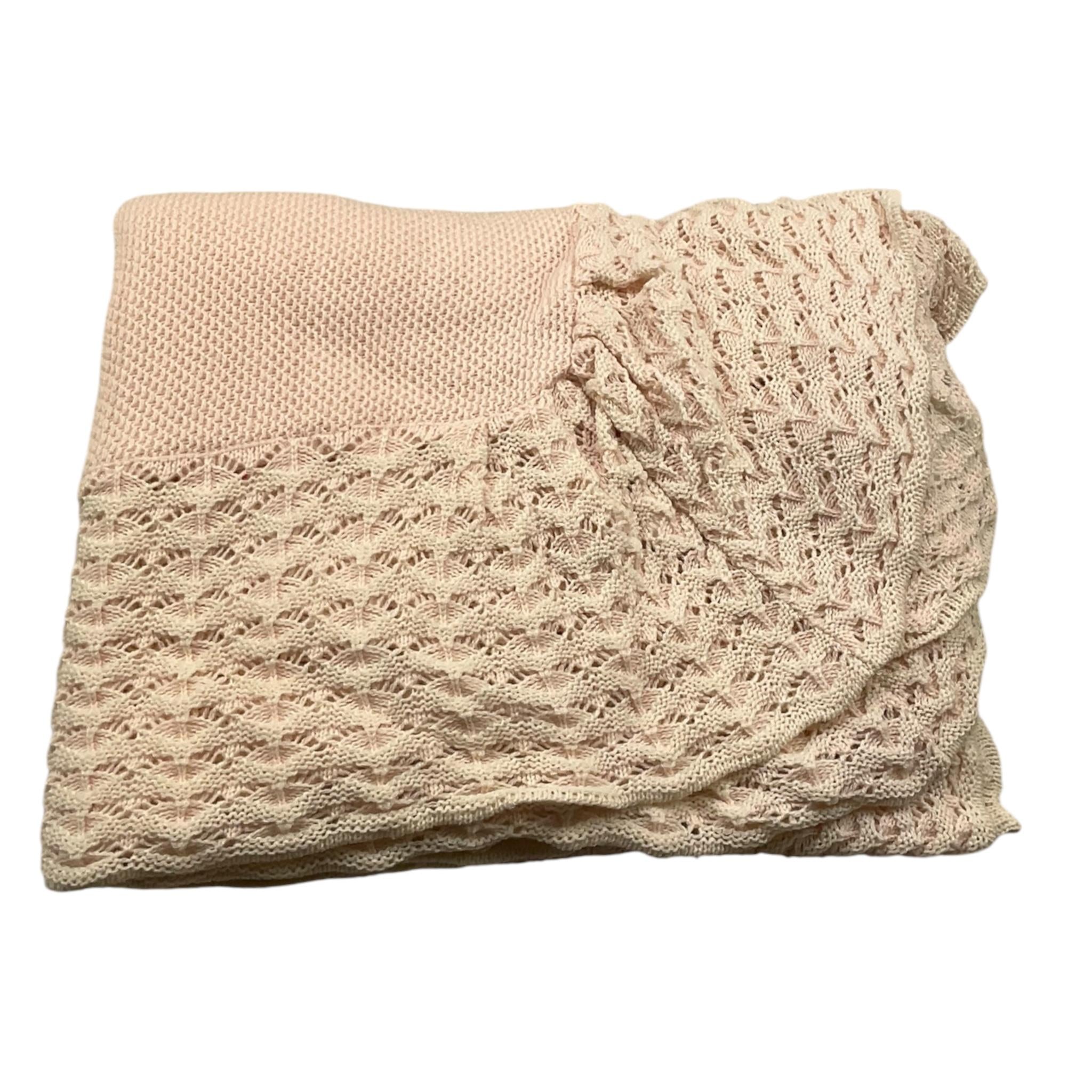 MAC ILUSIO'N coperta tinta unita con ricami Rosa per Neonata TO80 ROSA MAC ILUSIO'N 