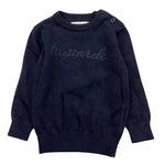 TRUSSARDI maglia girocollo tinta unita Blu per Neonato TIA25011MA BLU TRUSSARDI 
