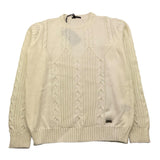 DANIELE ALESSANDRINI maglia girocollo tinta unita Panna per Bambino 1231W00130 PANNA DANIELE ALESSANDRINI 