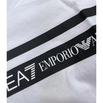 EMPORIO ARMANI t-shirt girocollo tinta unita con stampa Bianco per Bambino 3DBT58 BIANCO EMPORIO ARMANI 