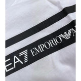 EMPORIO ARMANI t-shirt girocollo tinta unita con stampa Bianco per Bambino 3DBT58 BIANCO EMPORIO ARMANI 