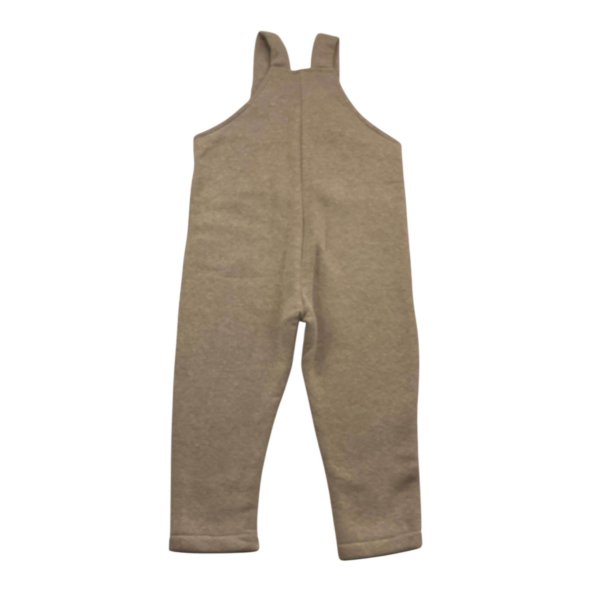 CALAMARO salopette tinta unita con logo Beige per Bambino 32466J BEIGE CALAMARO 