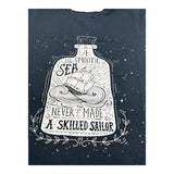 Monnalisa T-Shirt Girocollo Tinta Unita con Stampa per Bambino 253603 BLU MONNALISA 