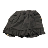 Bamboom+Babies Solid Color Perforated Skirt with Embroidery Black for Newborn