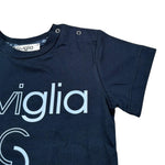 Siviglia T-Shirt Girocollo Tinta Unita con Stampa per Neonato SWVNTS17286 BLU SIVIGLIA 