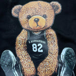 DANIELE ALESSANDRINI felpa girocollo tinta unita con stampa Nero per Neonato 1291F00032XX NERO DANIELE ALESSANDRINI 