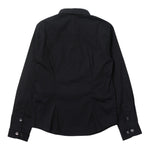 EMPORIO ARMANI camicia tinta unita con logo Blu per Bambino 8N4C09 BLU EMPORIO ARMANI 