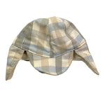 BABY A. cappello tricolore con fantasia a quadri Bianco per Neonato A2615 BIANCO BABY A. 